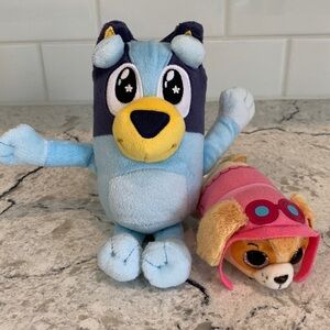 Bundle: Plush Bluey and Skye 🐾
